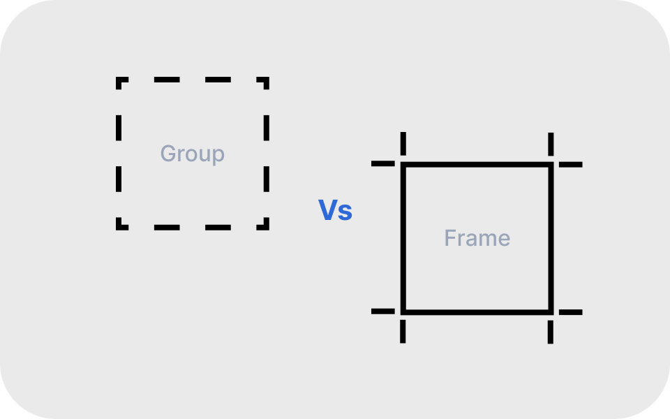 Memahami Perbedaan antara "Frame" dan “Group” pada Figma